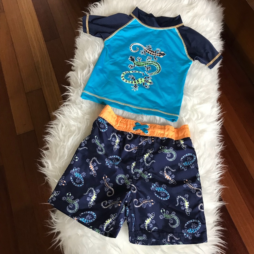 Boys Size 3T Matching 2piece Swim Suit